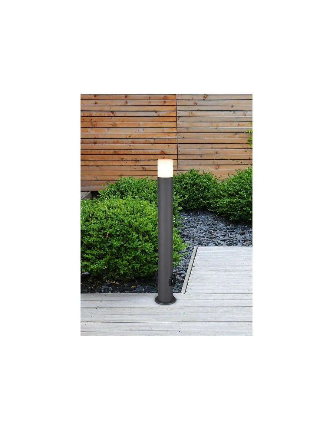 Balise de Surface Extérieure 2 Prises de Courant HOOSIC 80cm | LéonLeds